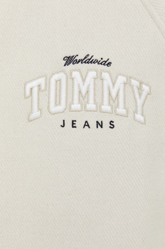 Куртка-бомбер с примесью шерсти Tommy Jeans DM0DM17884 бежевый
