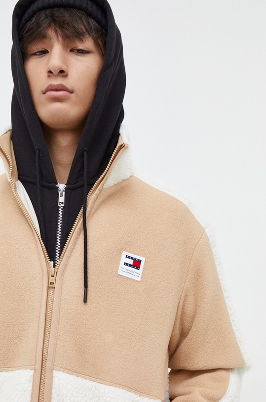 Tommy Jeans bluza beżowy DM0DM17885