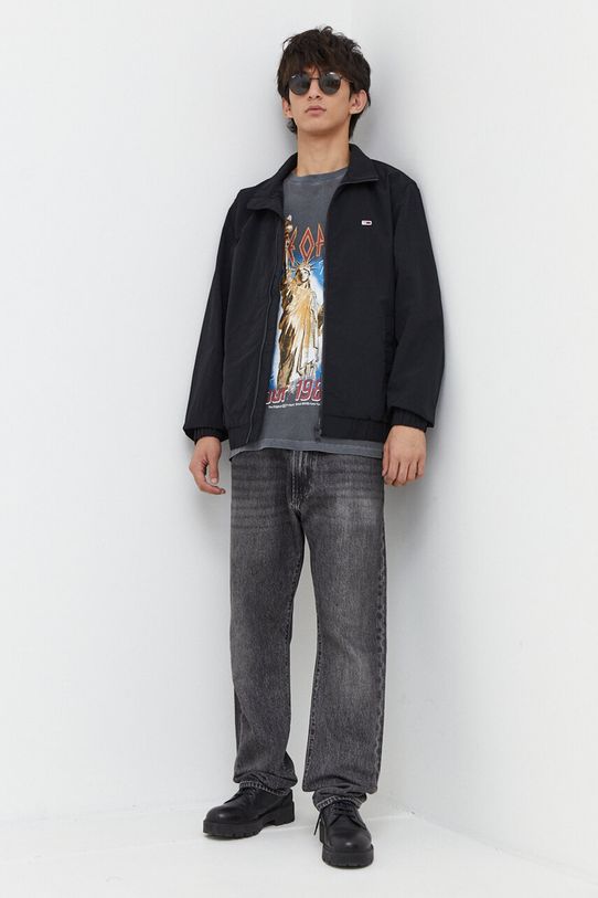 Bunda Tommy Jeans DM0DM17982 čierna AW24