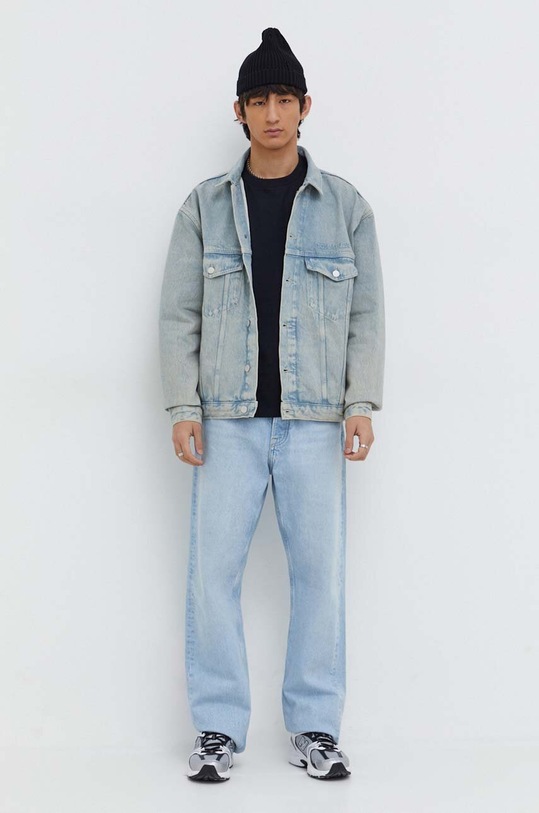 Tommy Jeans kurtka jeansowa DM0DM18029 niebieski SS24