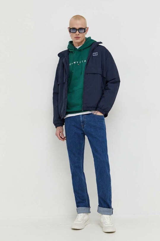 Tommy Jeans geacă DM0DM18349 bleumarin SS24