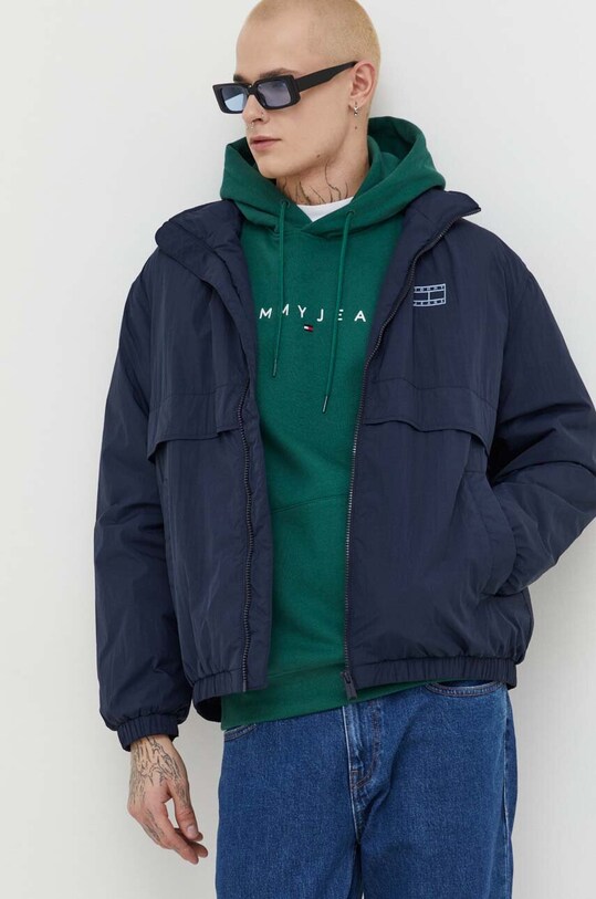 Îmbrăcăminte Tommy Jeans geacă DM0DM18349 bleumarin
