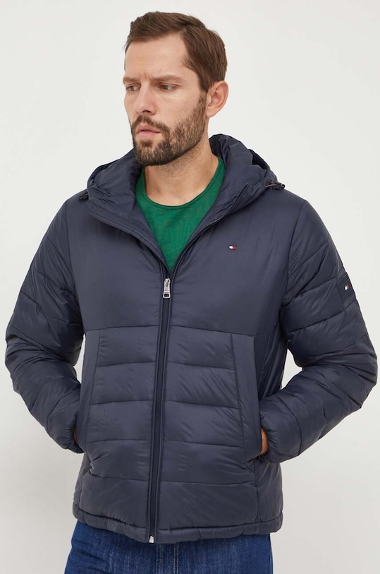 Bunda Tommy Hilfiger přechodné námořnická modř MW0MW33732