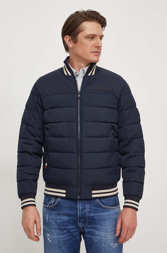 Tommy Hilfiger kurtka bomber nieocieplane granatowy MW0MW33736