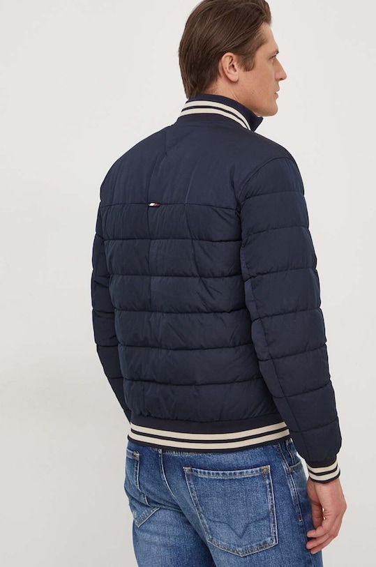 Odzież Tommy Hilfiger kurtka bomber MW0MW33736 granatowy