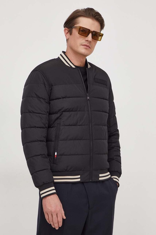 Tommy Hilfiger kurtka bomber nieocieplane czarny MW0MW33736