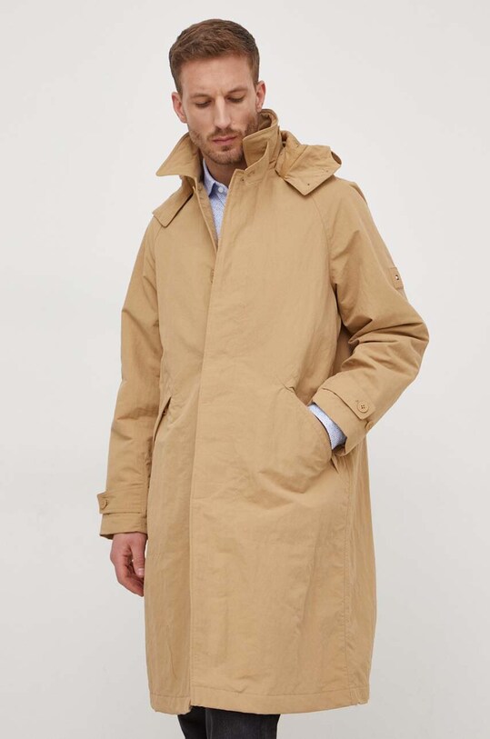 Bunda Tommy Hilfiger béžová MW0MW33745