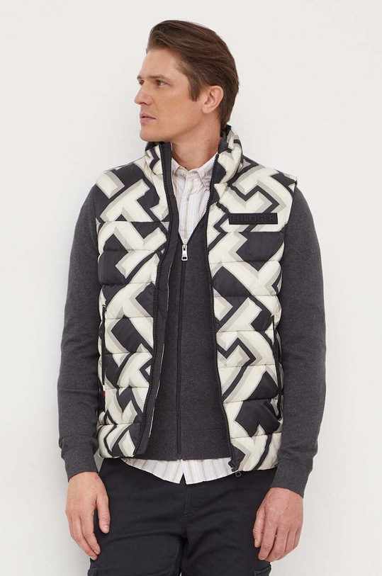 Tommy Hilfiger bezrękawnik bez kaptura czarny MW0MW34020