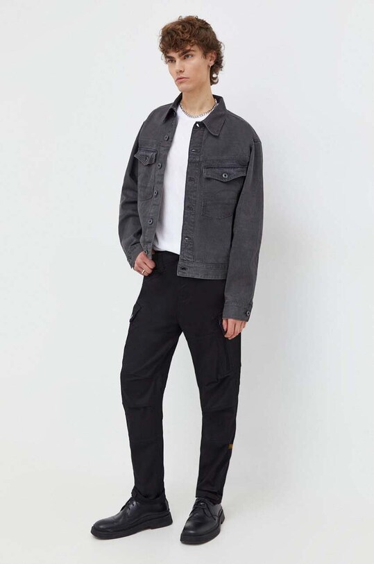 G-Star geacă din denim D23593.D182 gri SS24