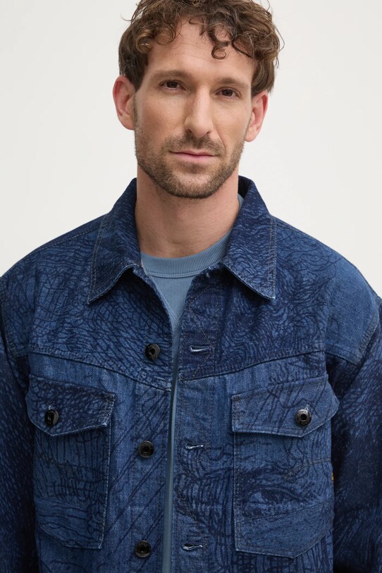 G-Star geacă din denim bleumarin D23593.D317