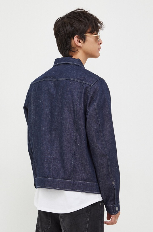 Odzież G-Star kurtka jeansowa D23957.D443 granatowy