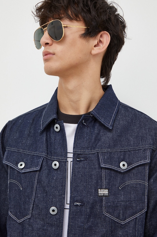 G-Star kurtka jeansowa granatowy D23957.D443