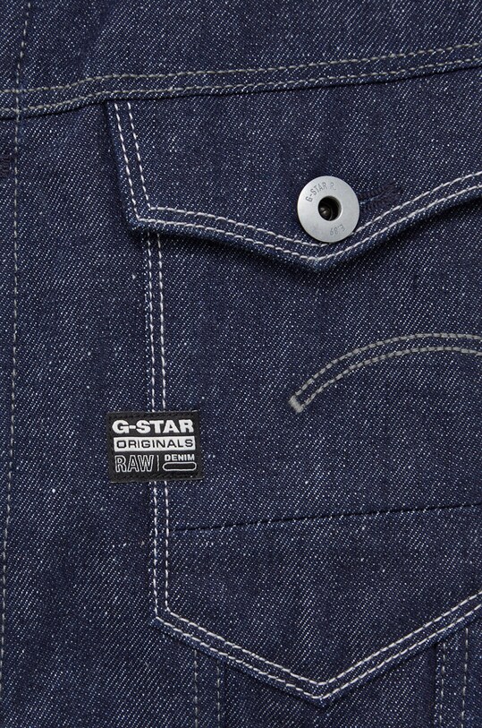 G-Star geacă din denim D23957.D443 bleumarin