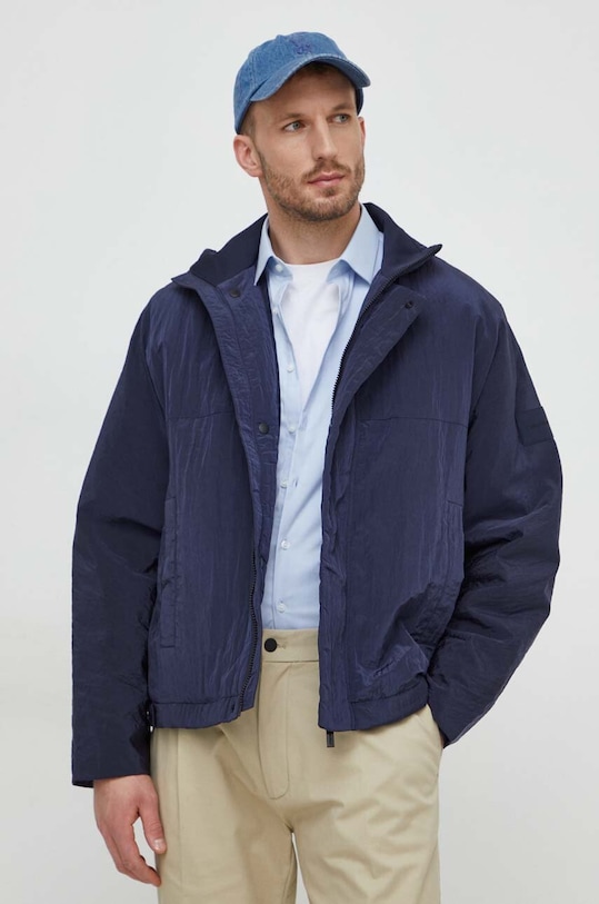 Куртка Calvin Klein з підкладкою темно-синій K10K112363