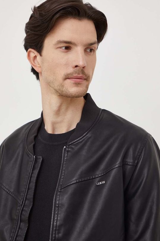 Μπουφάν Guess μαύρο M4RL10.WFW60