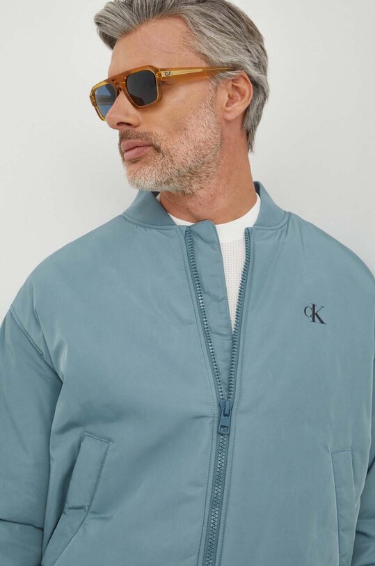 Calvin Klein Jeans kurtka bomber niebieski J30J324657