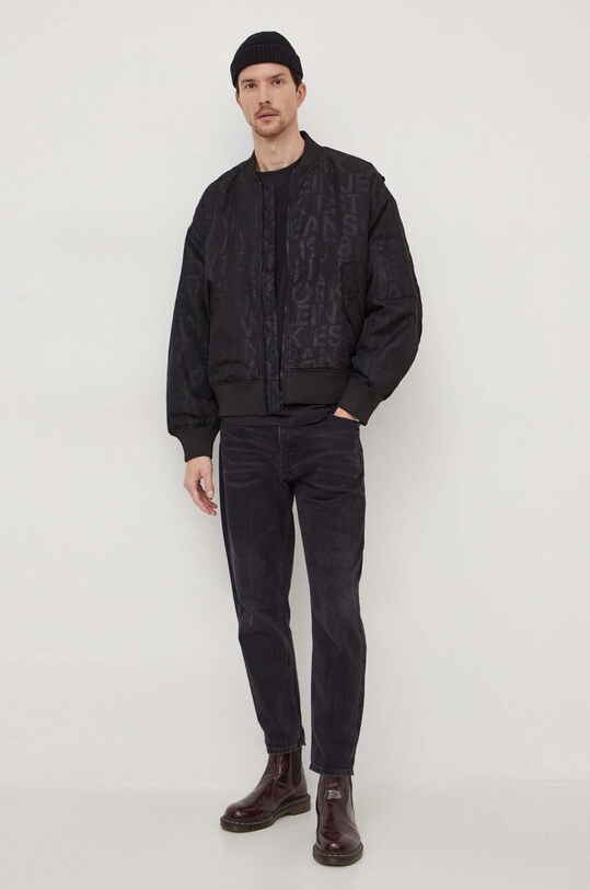 Куртка-бомбер Calvin Klein Jeans J30J324658 чёрный SS24