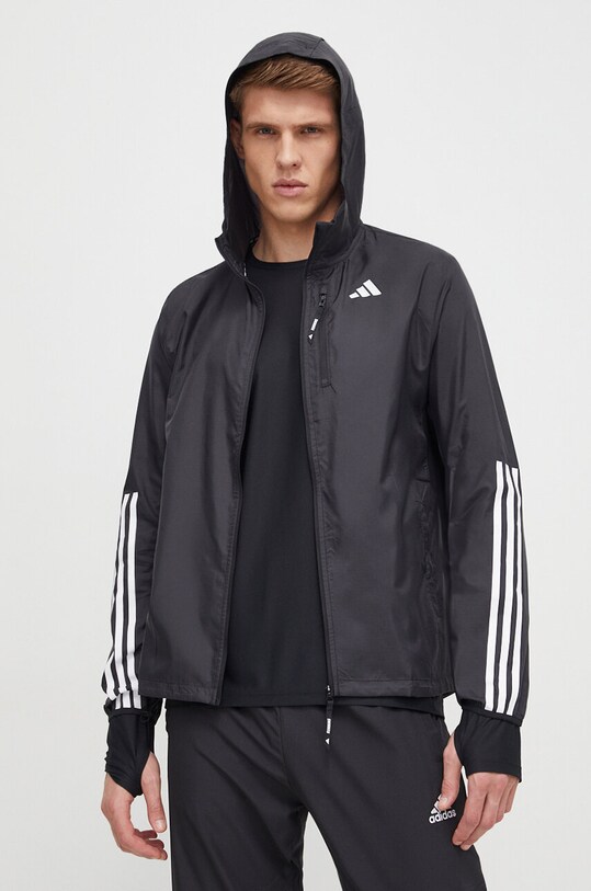 adidas Performance windbreaker cu captuseala negru IK4986