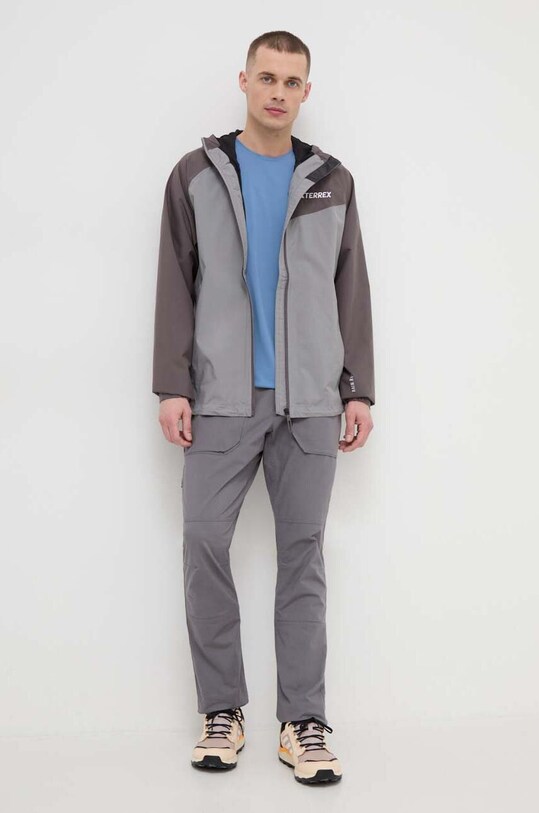 adidas TERREX geacă de ploaie TERREX Multi IP1430 gri SS24