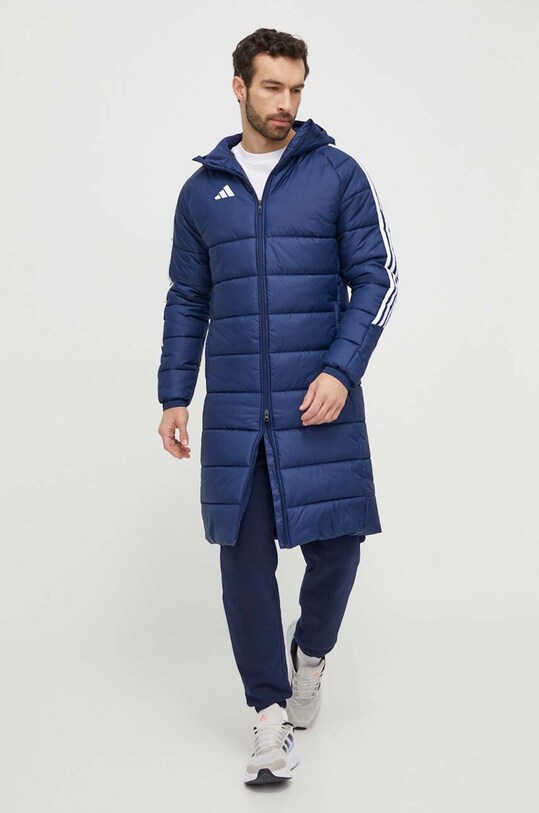 Куртка adidas Performance TIRO с утеплением тёмно-синий IR9502