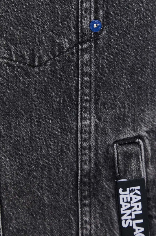 Džínová bunda Karl Lagerfeld Jeans 240D1400 černá