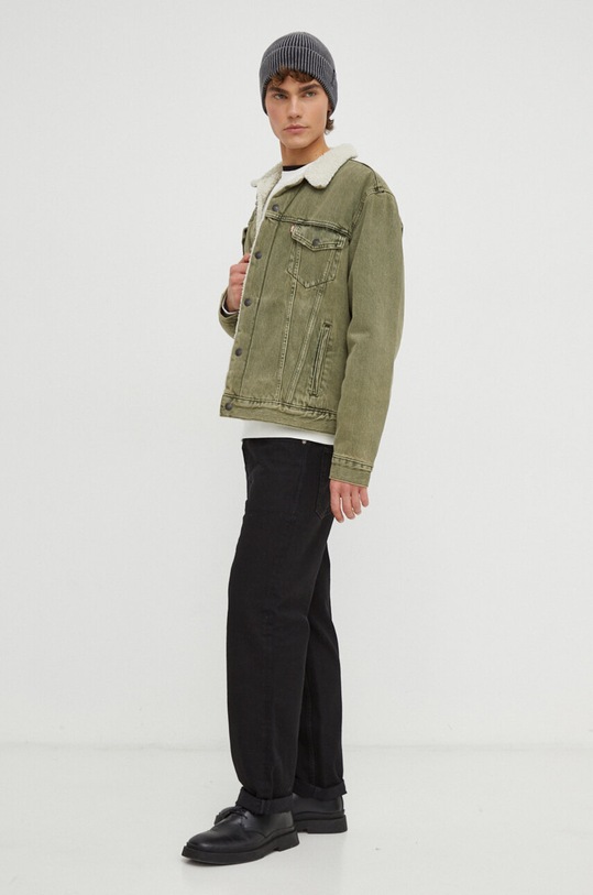 Levi's kurtka jeansowa 16365 zielony AW24