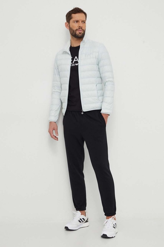 Пухова куртка EA7 Emporio Armani 8NPB01.PN29Z блакитний SS24