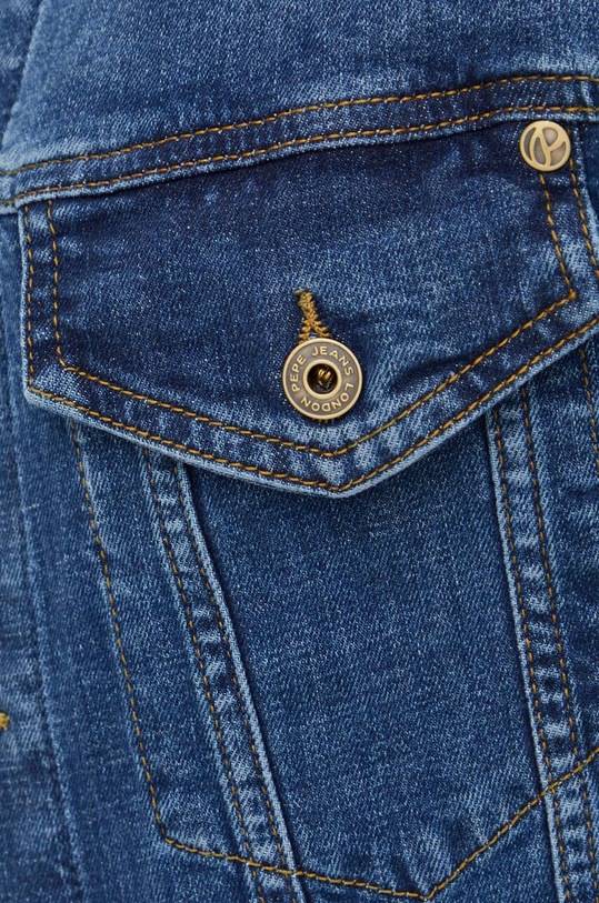 Pepe Jeans kurtka jeansowa PINNERS PM402715HT7 niebieski