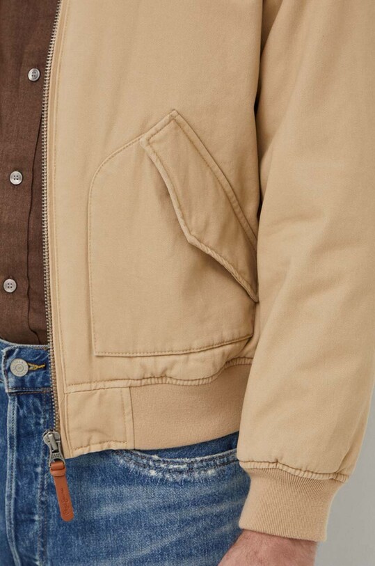 Pepe Jeans kurtka bawełniana VACHEL PM402873 beżowy