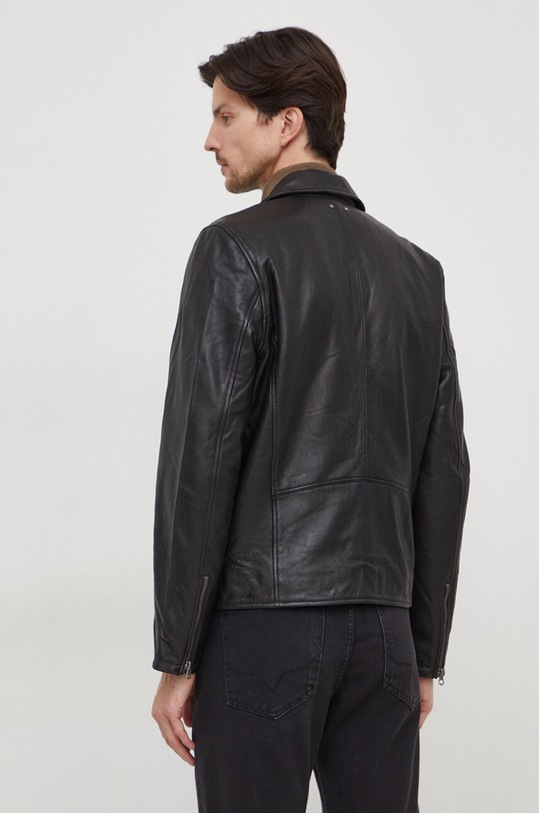 Îmbrăcăminte Pepe Jeans geaca de piele Valen PM402881 negru
