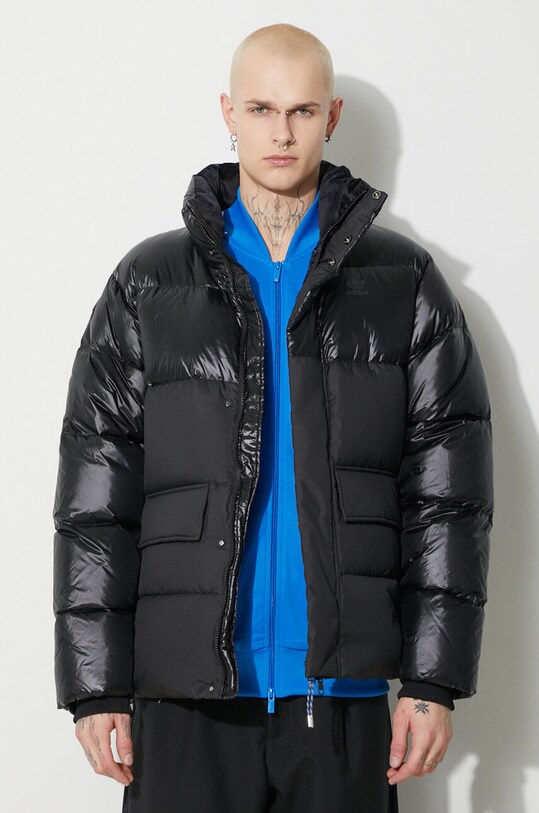 Пуховая куртка adidas Originals без капюшона чёрный IR7133