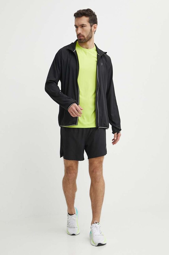 Бігова куртка Fila Rocroi FAM0626 чорний SS24
