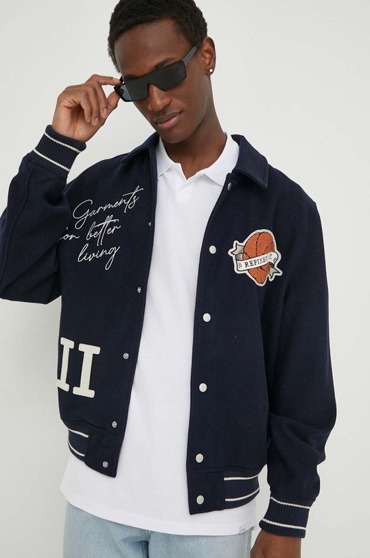 Дрехи Вълнено яке Les Deux LDM610135 тъмносин