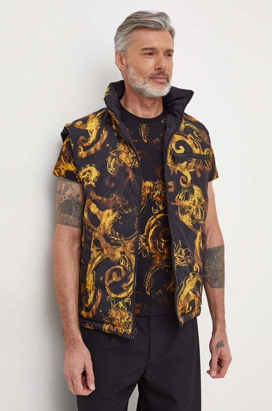 Versace Jeans Couture bezrękawnik puchowy dwustronny 76GAU422 czarny SS24
