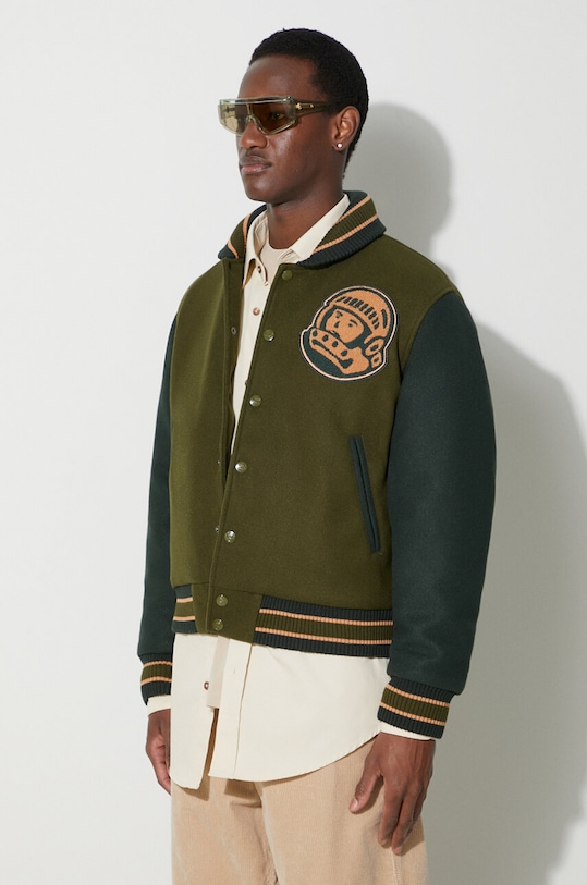 Куртка-бомбер Billionaire Boys Club Astro Varsity зелёный B23402