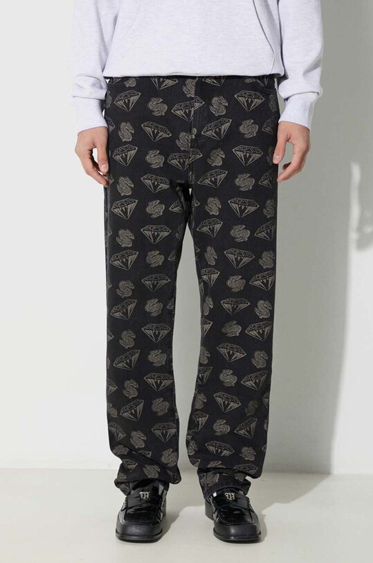 Rifle Billionaire Boys Club Diamonds & Dollars Denim čierna B23412