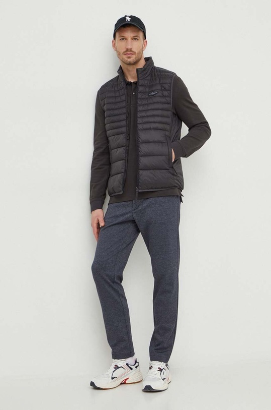 Aeronautica Militare bezrękawnik AB2143CT3246 szary SS24