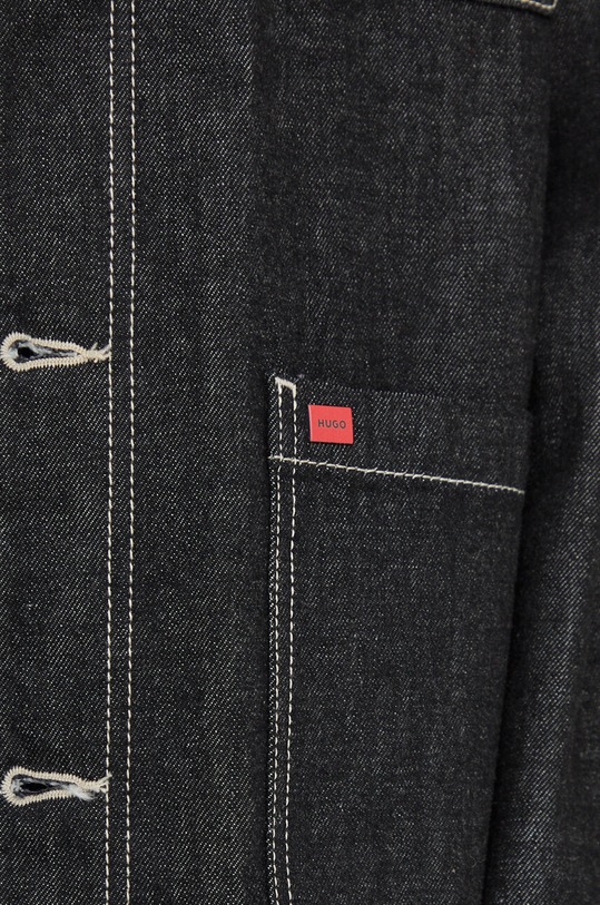 HUGO kurtka jeansowa czarny 50502183