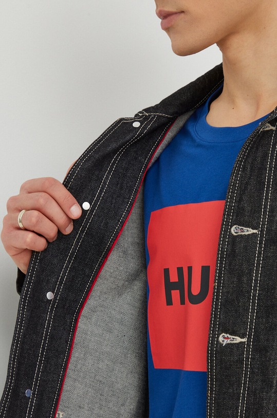 HUGO kurtka jeansowa 50502183 czarny