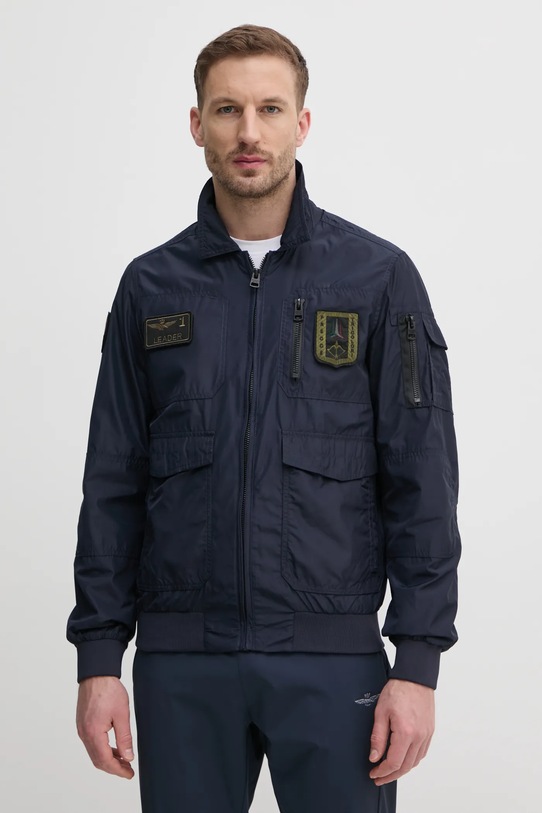Jakna Aeronautica Militare bez tople podstave mornarsko plava AB2071CT3081