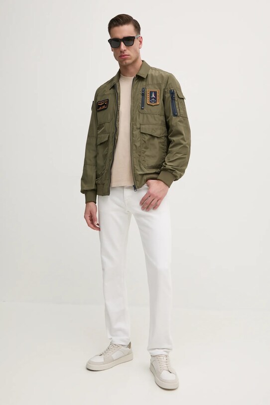 Куртка Aeronautica Militare AB2071CT3081 зелёный SS25