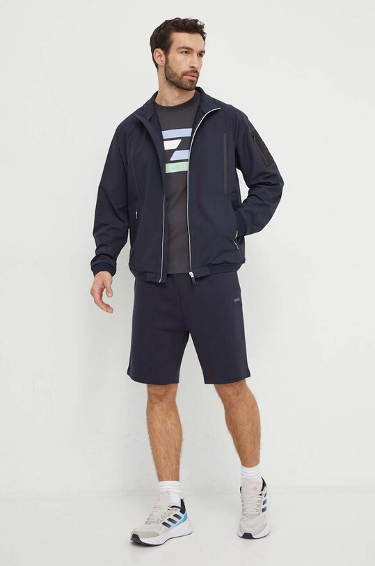 BOSS Green kurtka 50499485 niebieski SS24