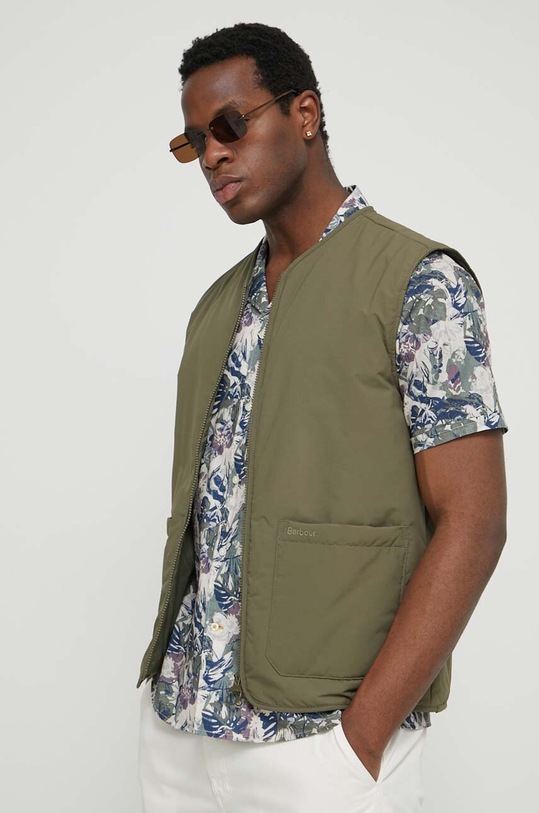 Barbour smanicato transitorio verde MGI0187