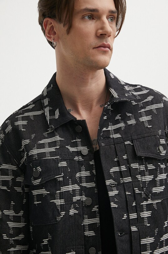 IRO geacă din denim negru MP137YANIS1