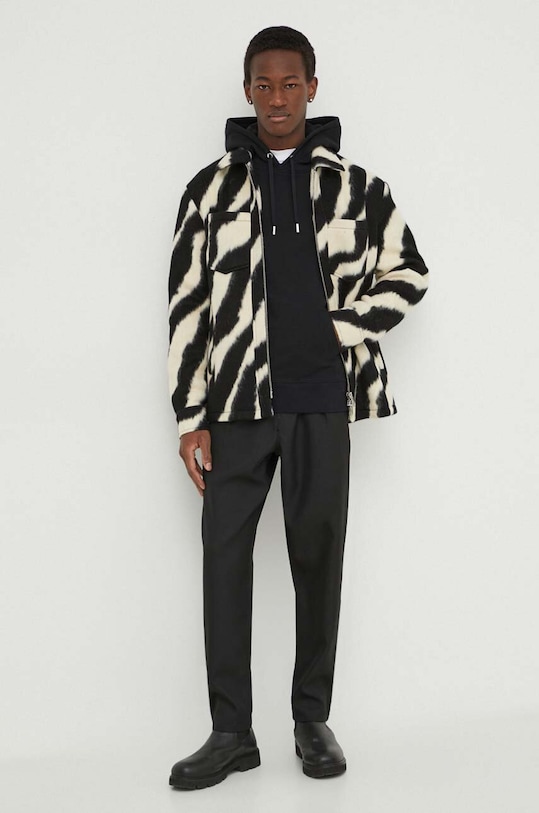 IRO geaca din amestec de lana MP100KHLEEF multicolor SS24