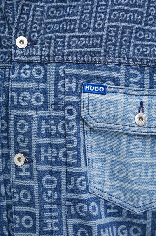 HUGO Blue kurtka jeansowa 50511901 niebieski