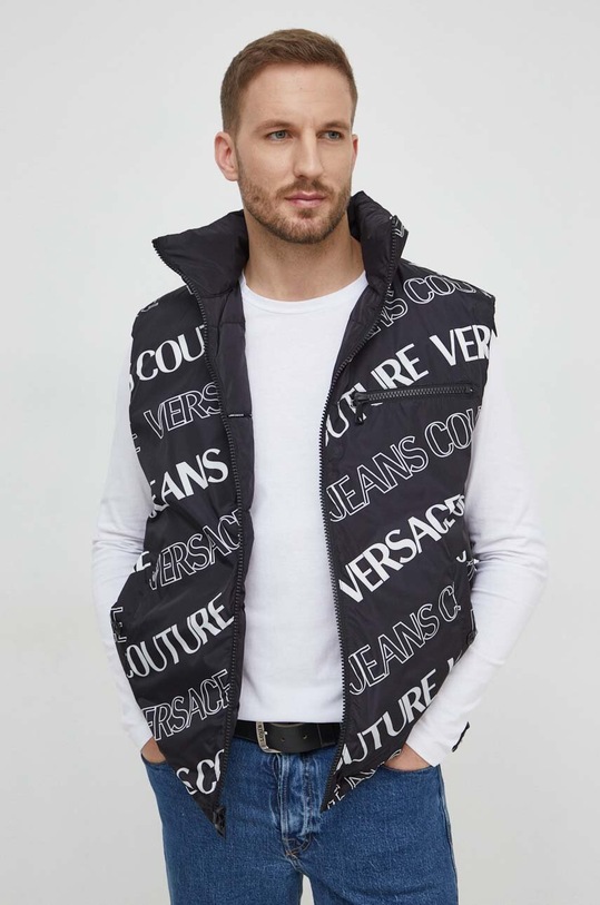 Ρούχα Γιλέκο δύο όψεων Versace Jeans Couture 76GAU421.CQD45 μαύρο
