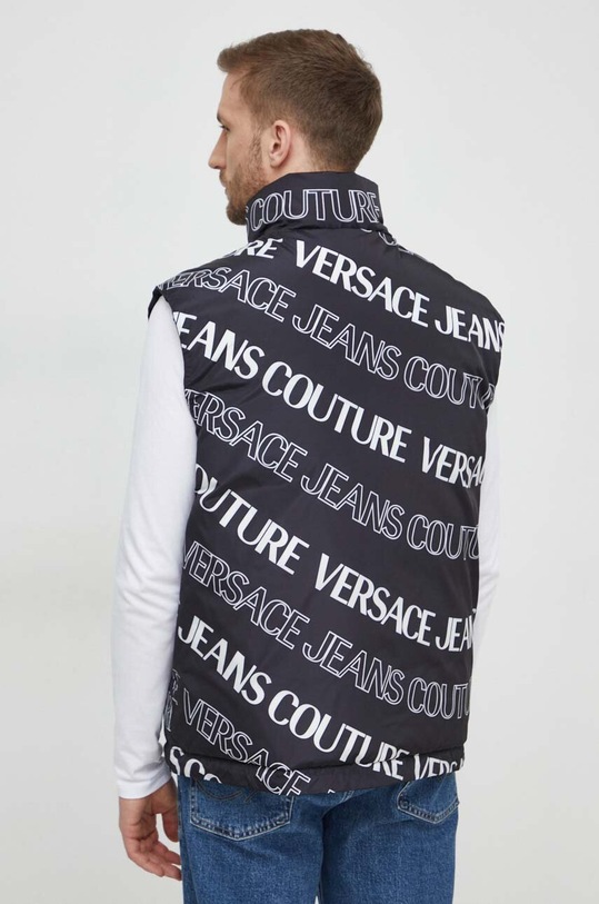Γιλέκο δύο όψεων Versace Jeans Couture 76GAU421.CQD45 μαύρο