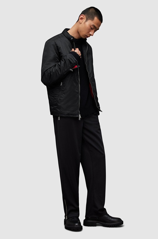 Μπουφάν AllSaints Morphos MJ167Z μαύρο
