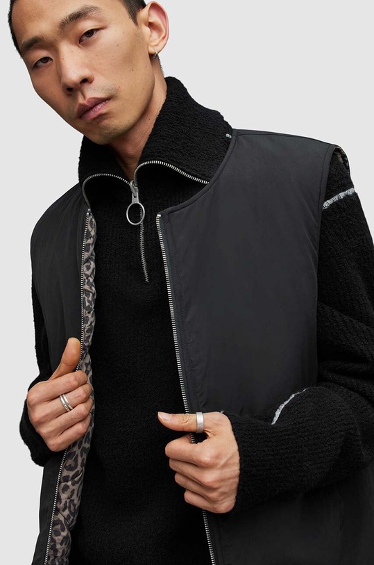 Oboustranná vesta AllSaints Underground MJ200Z černá SS24